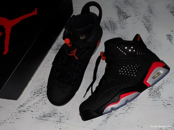 Infrared 6 Black 384664-060 Retro OG Jordan Air 0623